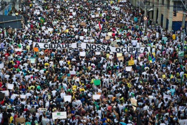 manifestações de Julho